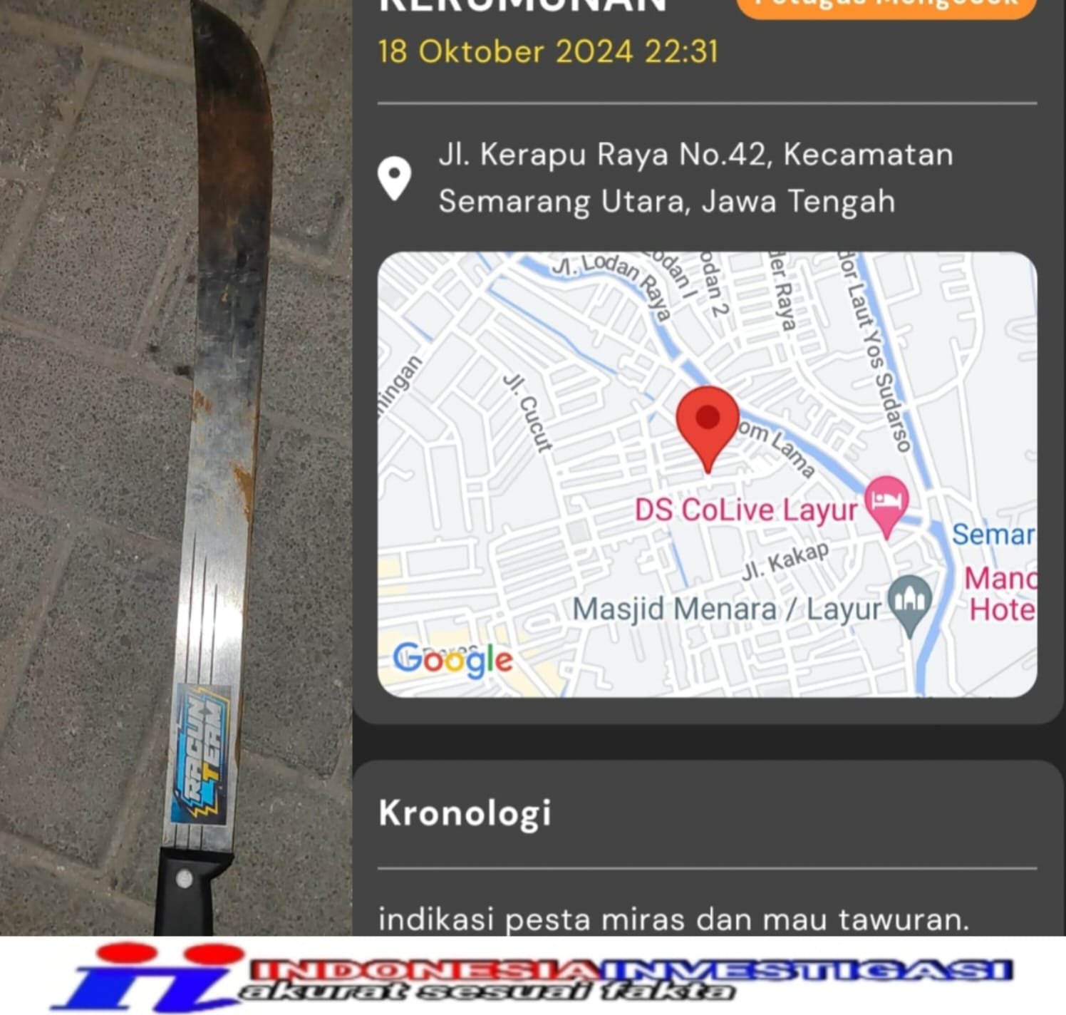 Aplikasi Libas Berhasil Identifikasi Potensi Tawuran, Polisi Bergerak Cepat